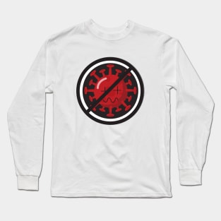 Corona Virus defeated Long Sleeve T-Shirt